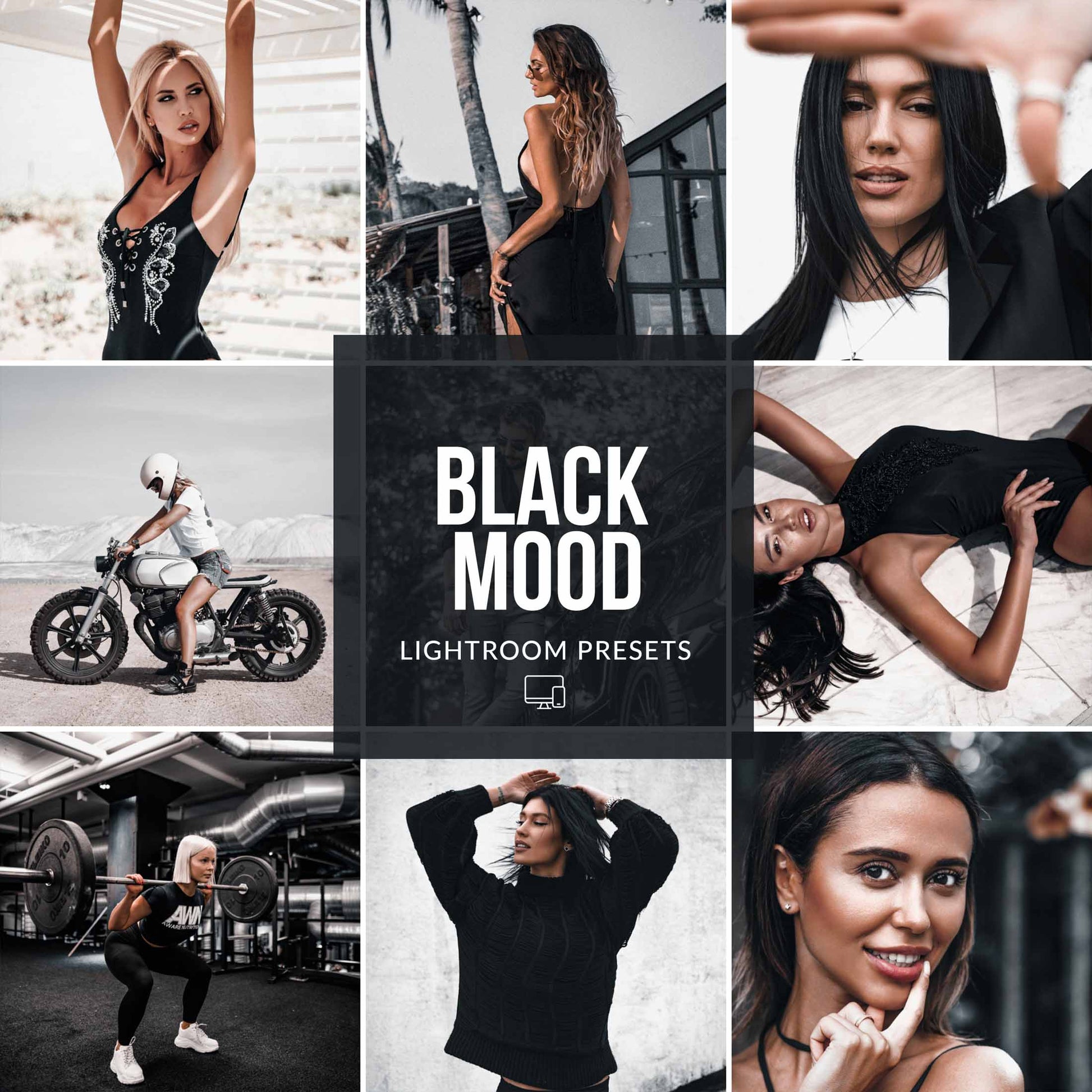 Ai-Optimized BLACK MOOD LIGHTROOM PRESETS