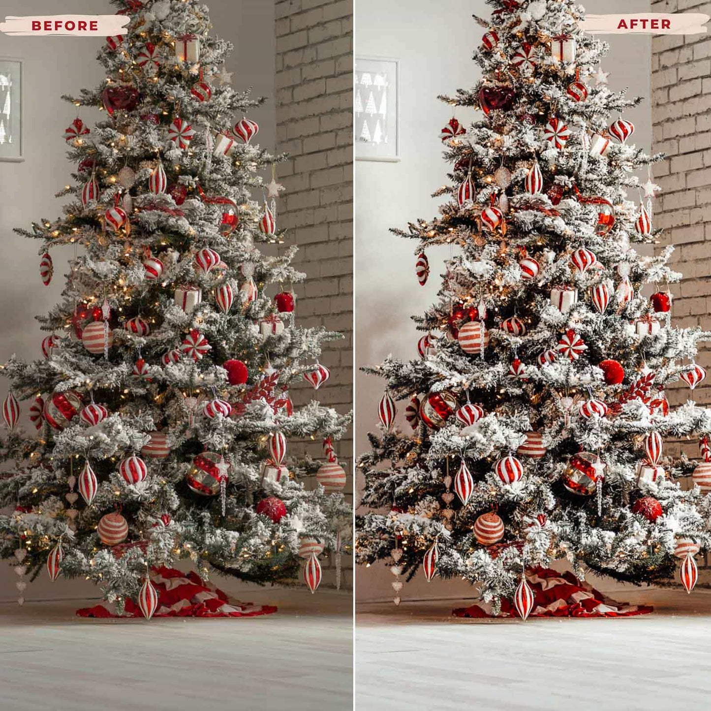 Ai-Optimized BRIGHT CHRISTMAS LIGHTROOM PRESETS