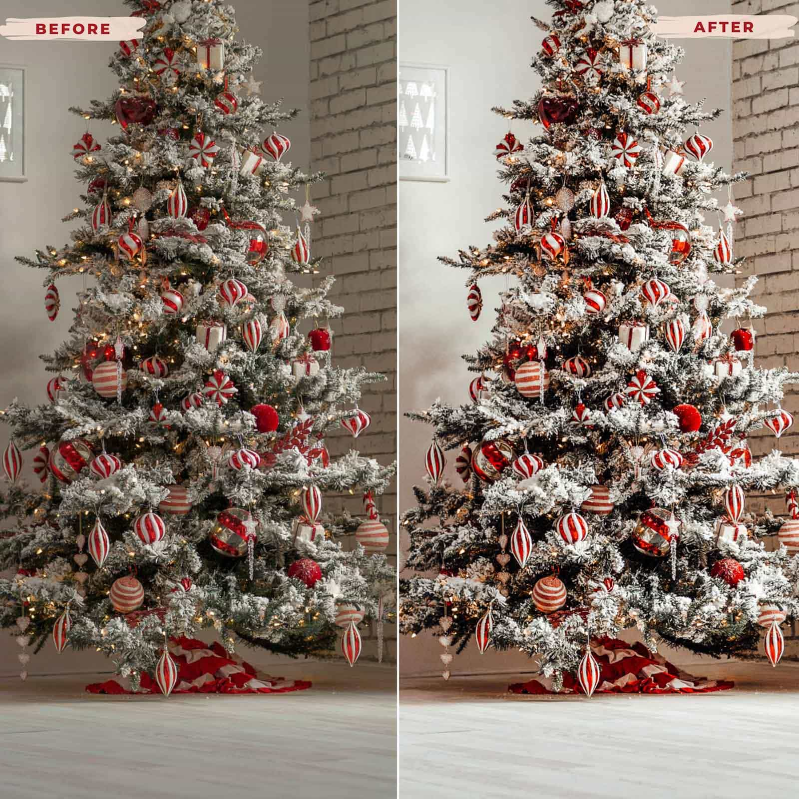 Ai-Optimized BRIGHT CHRISTMAS LIGHTROOM PRESETS