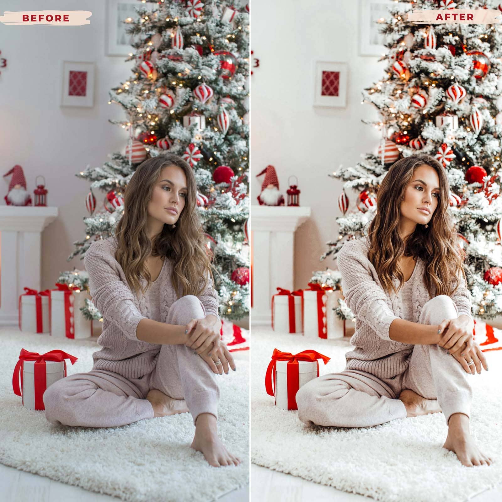 Ai-Optimized BRIGHT CHRISTMAS LIGHTROOM PRESETS