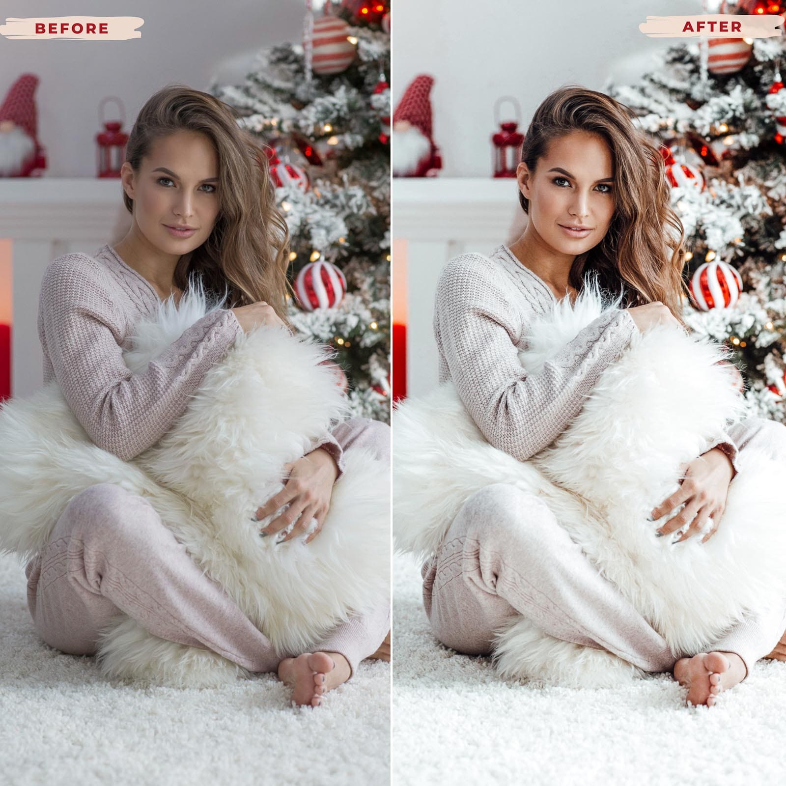 Ai-Optimized BRIGHT CHRISTMAS LIGHTROOM PRESETS