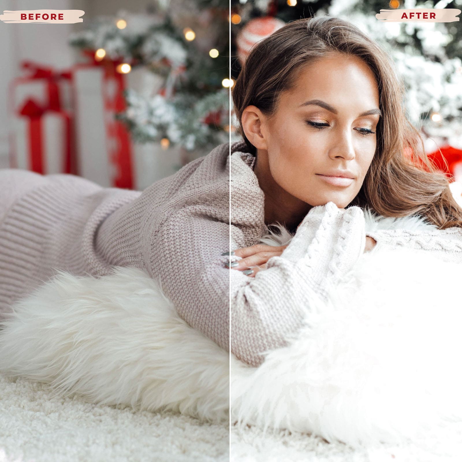 Ai-Optimized BRIGHT CHRISTMAS LIGHTROOM PRESETS