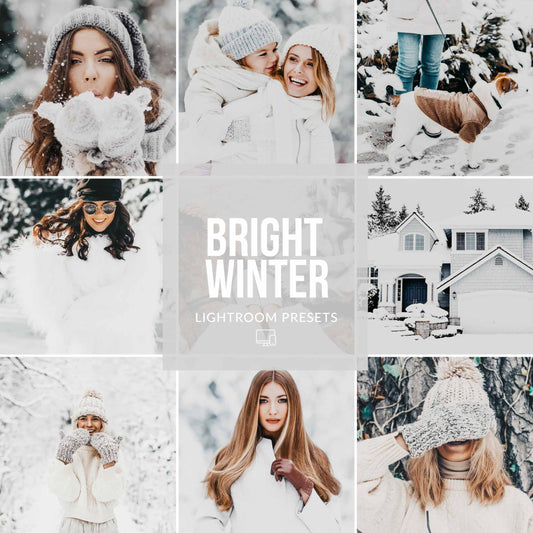 Ai-Optimized BRIGHT WINTER LIGHTROOM PRESETS