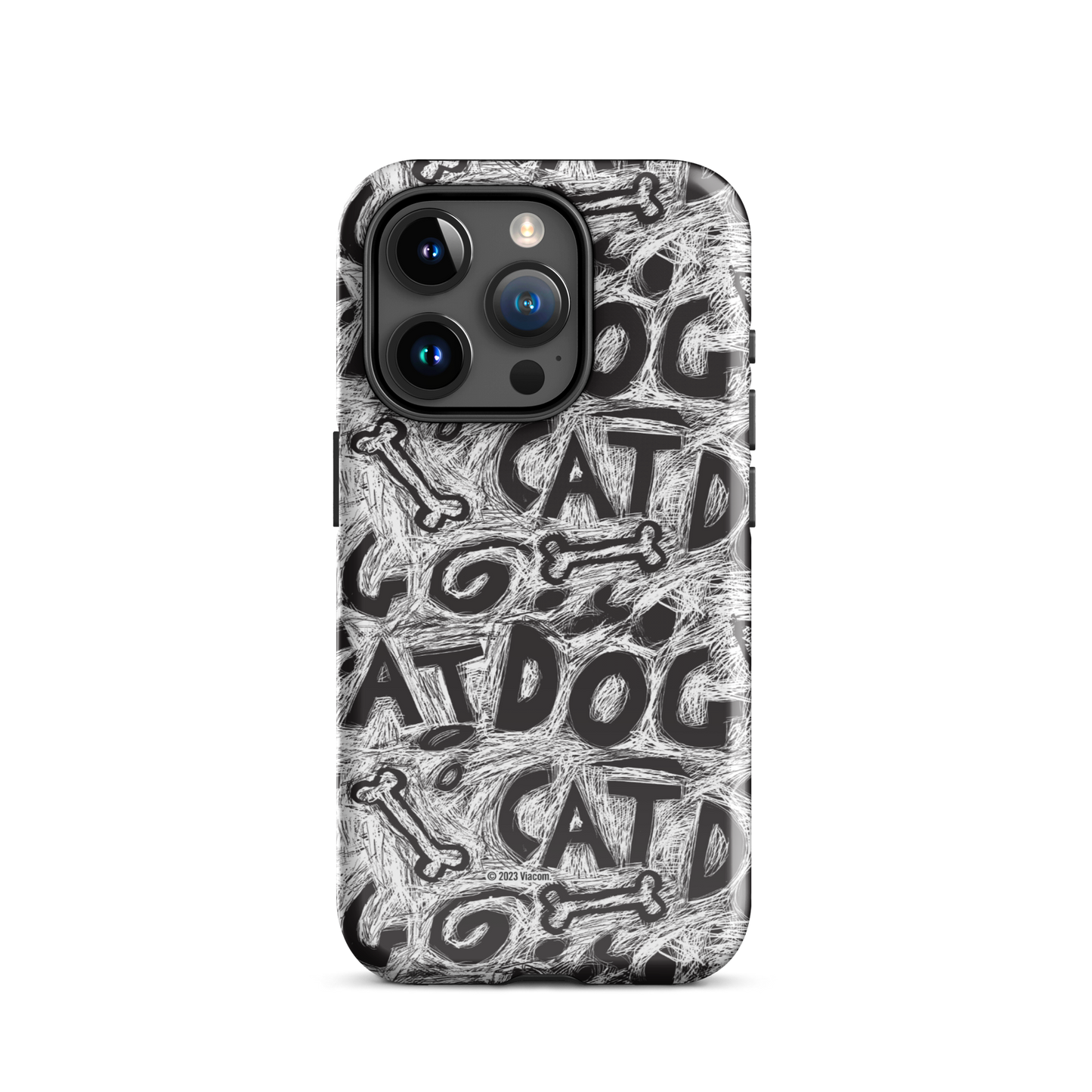 CatDog Scratch Pattern Tough Case for iPhone