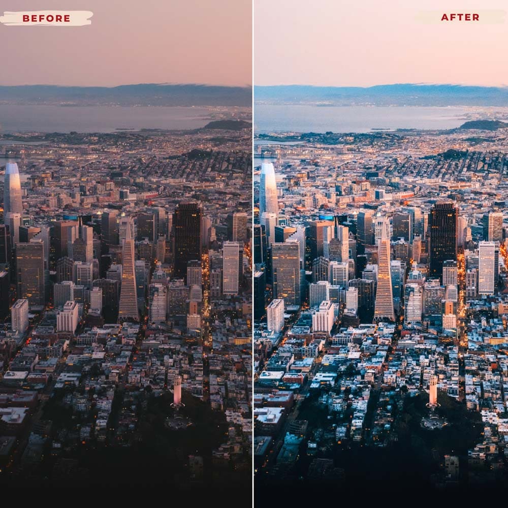 Ai-Optimized CITY LIGHTROOM PRESETS