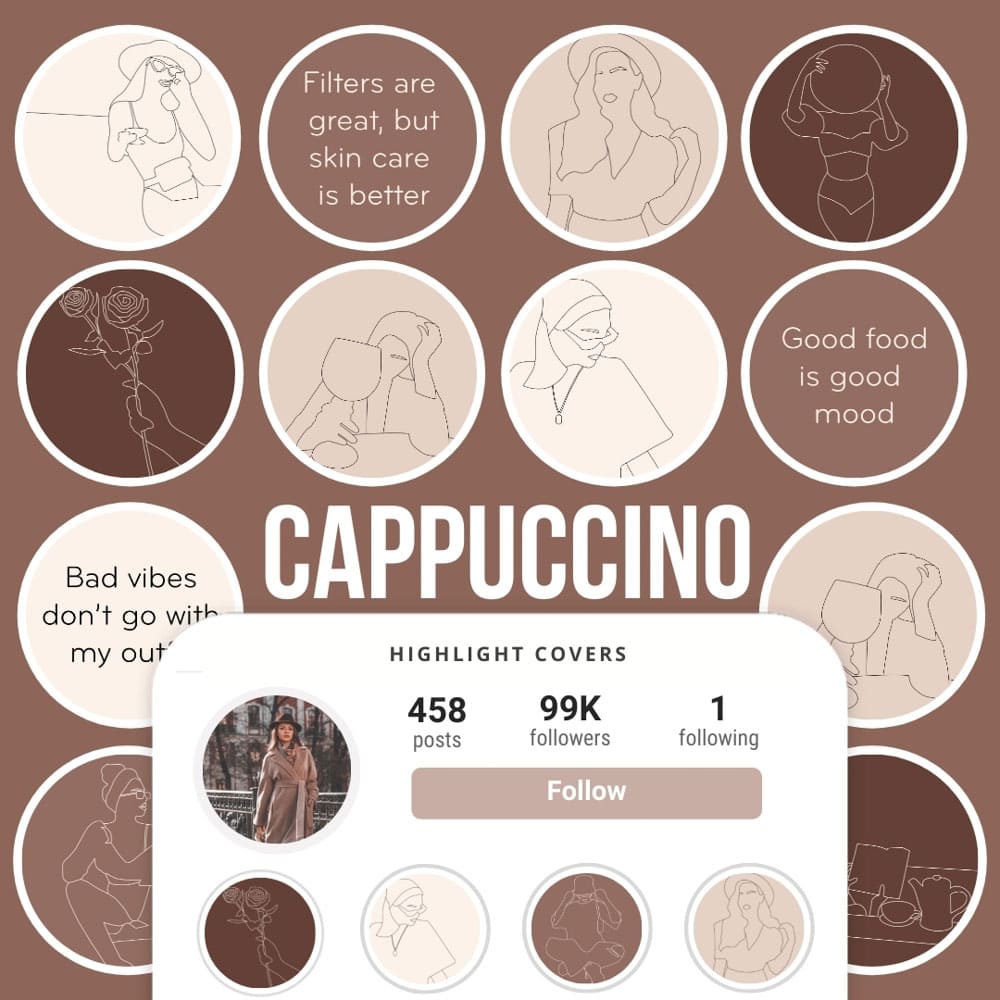 Ai-Optimized CAPPUCCINO IG HIGHLIGHT COVERS