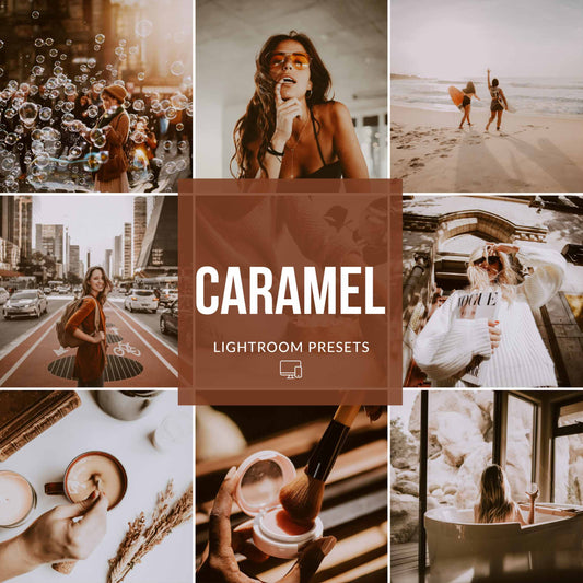 CARAMEL LIGHTROOM PRESETS from 123presets