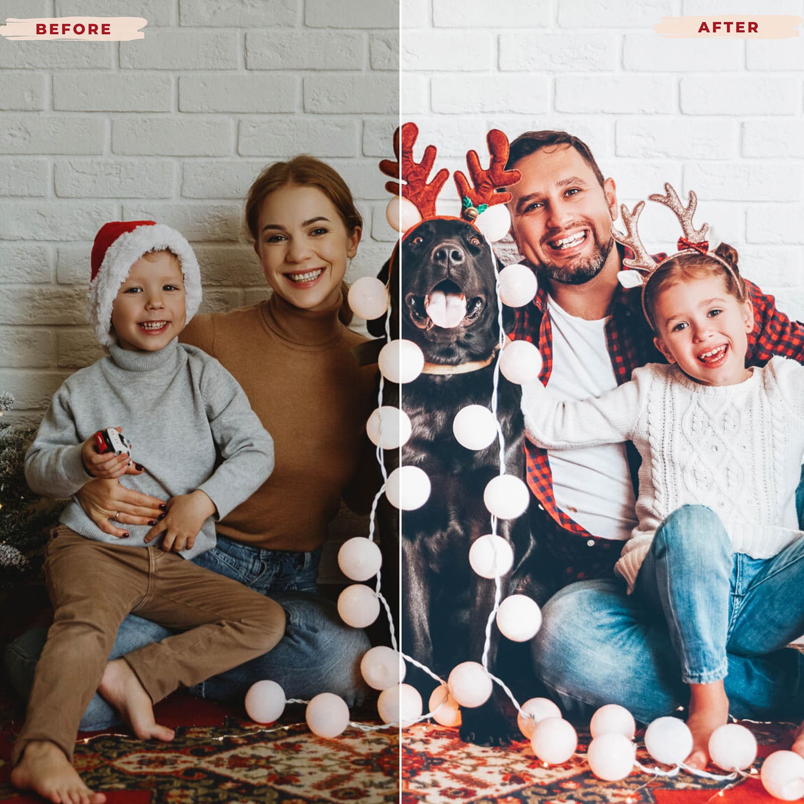 Ai-Optimized CHRISTMAS EVE LIGHTROOM PRESETS