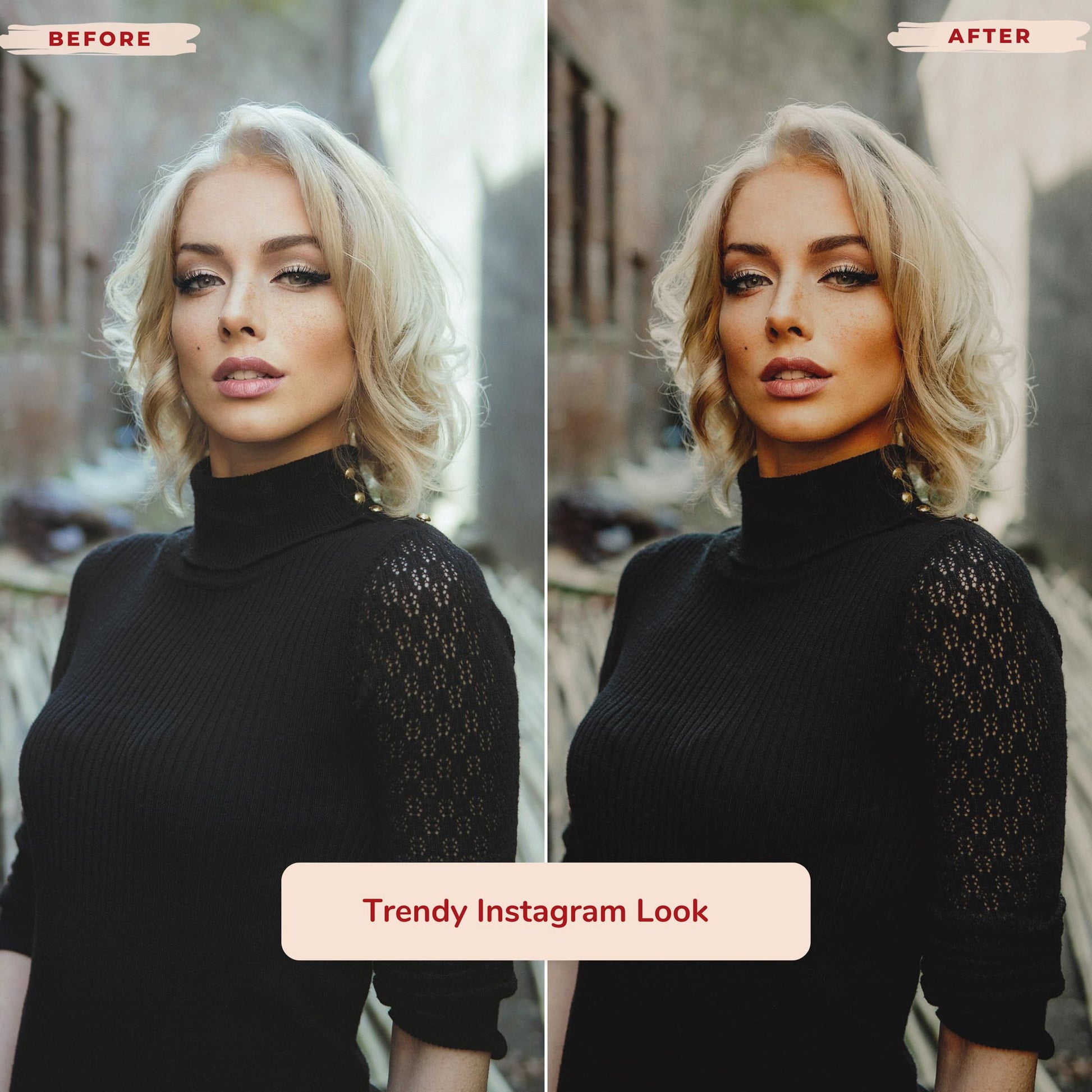 Ai-Optimized CLASSIC PORTRAITS LIGHTROOM PRESETS