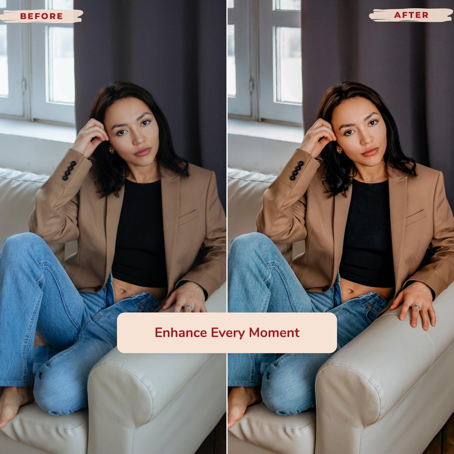 Ai-Optimized CLASSIC PORTRAITS LIGHTROOM PRESETS