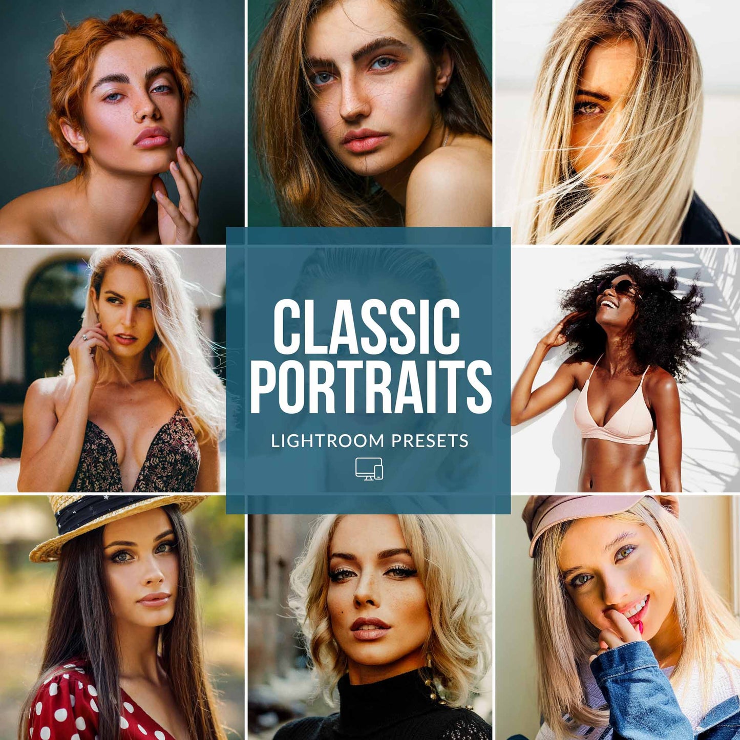 Ai-Optimized CLASSIC PORTRAITS LIGHTROOM PRESETS