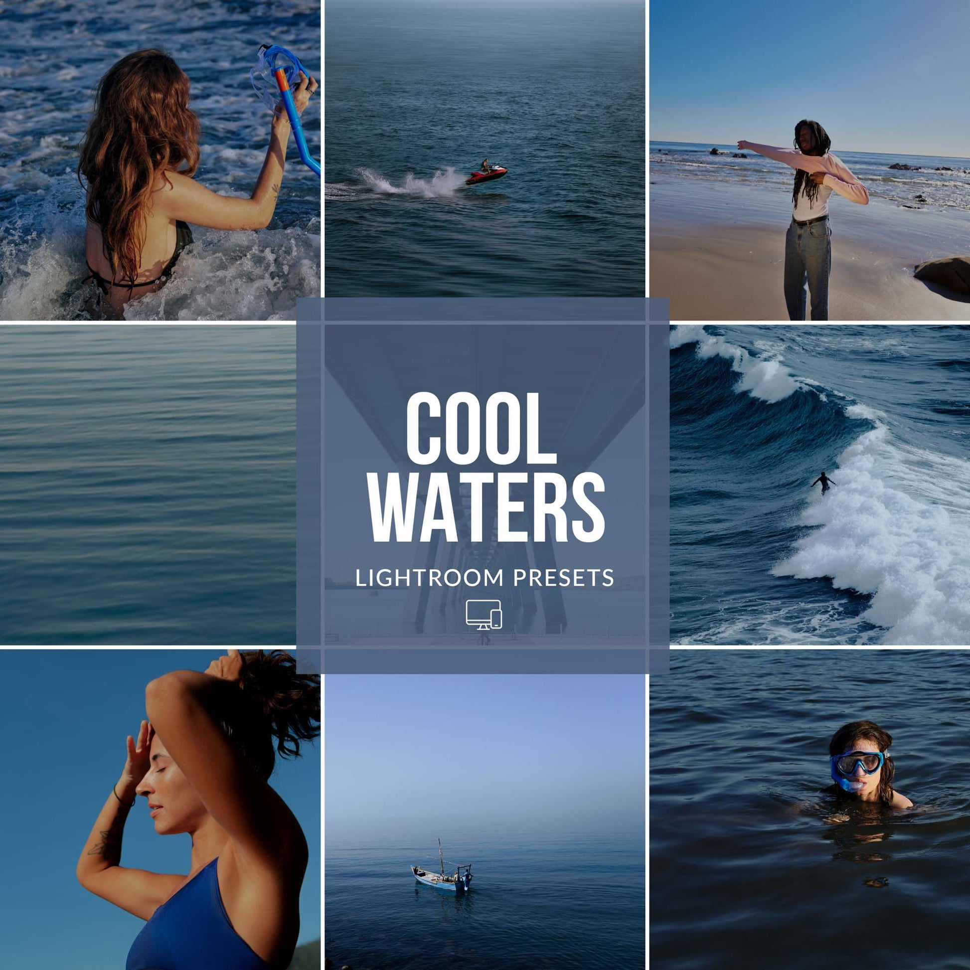 Ai-Optimized COOL WATERS LIGHTROOM PRESETS