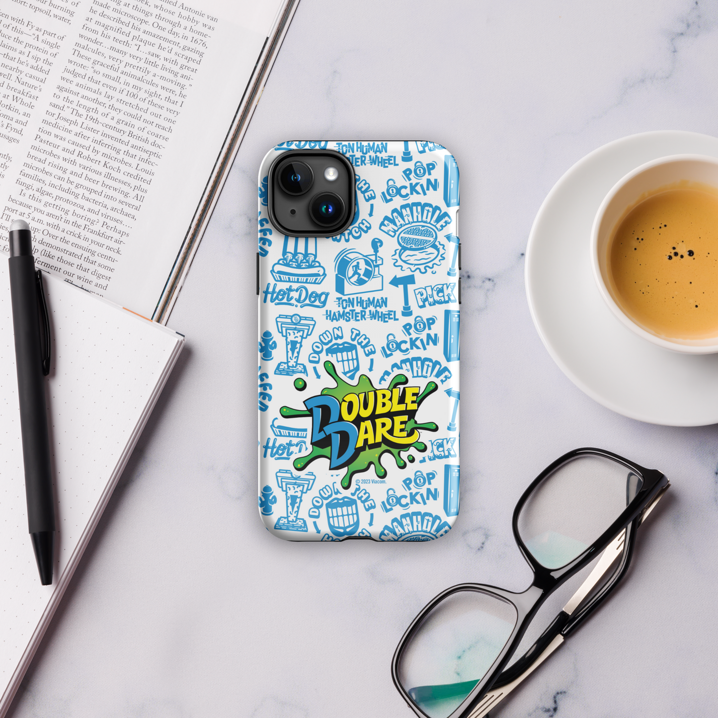 Double Dare Pop Lockin Pattern Tough Phone Case - iPhone