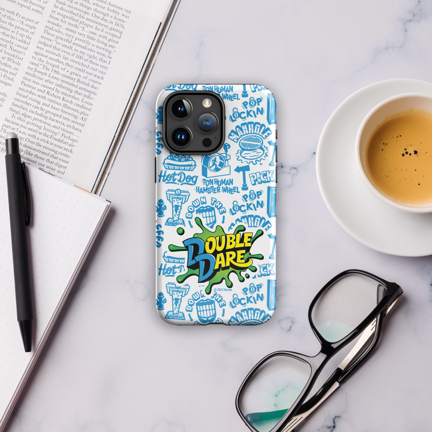 Double Dare Pop Lockin Pattern Tough Phone Case - iPhone