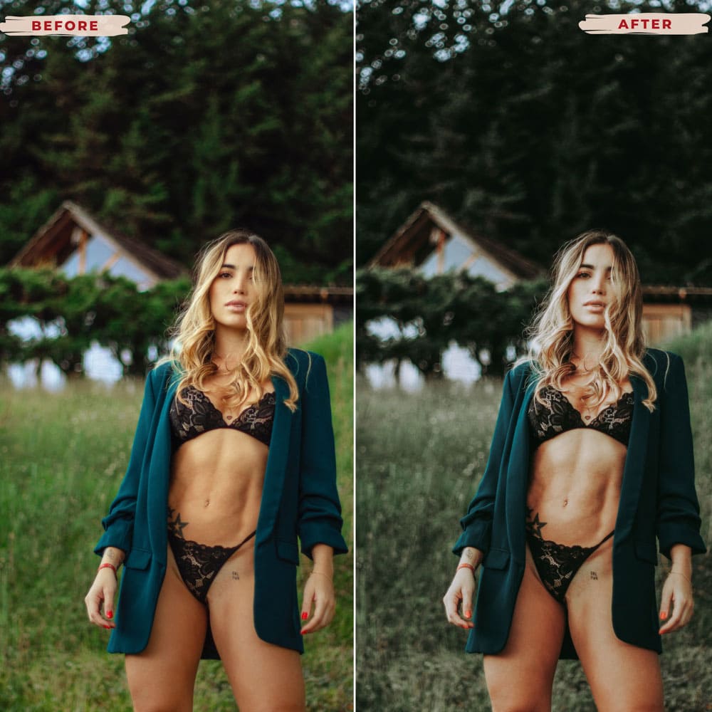 Ai-Optimized DEEP GREEN LIGHTROOM PRESETS