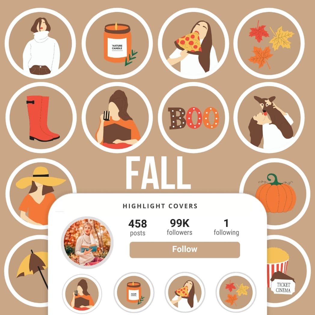 Ai-Optimized FALL IG HIGHLIGHT COVERS