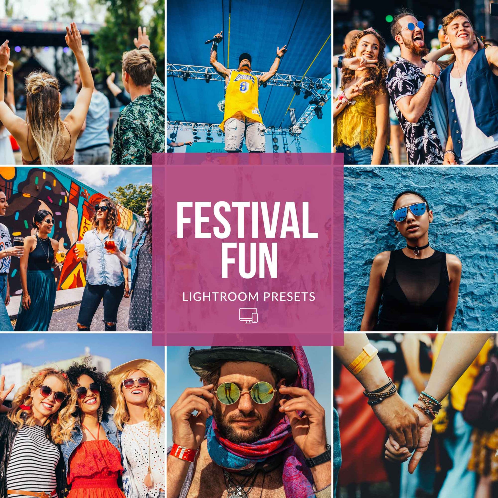 Ai-Optimized FESTIVAL FUN LIGHTROOM PRESETS