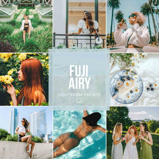 Ai-Optimized FUJI AIRY LIGHTROOM PRESETS