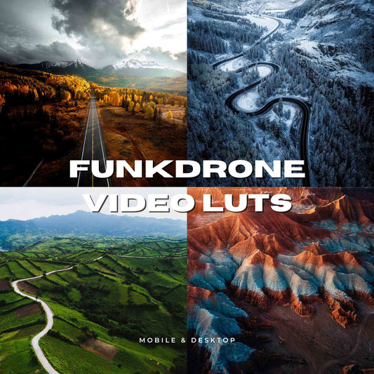 Ai-Optimized FUNKDRONE VIDEO LUTS (MOBILE & DESKTOP)