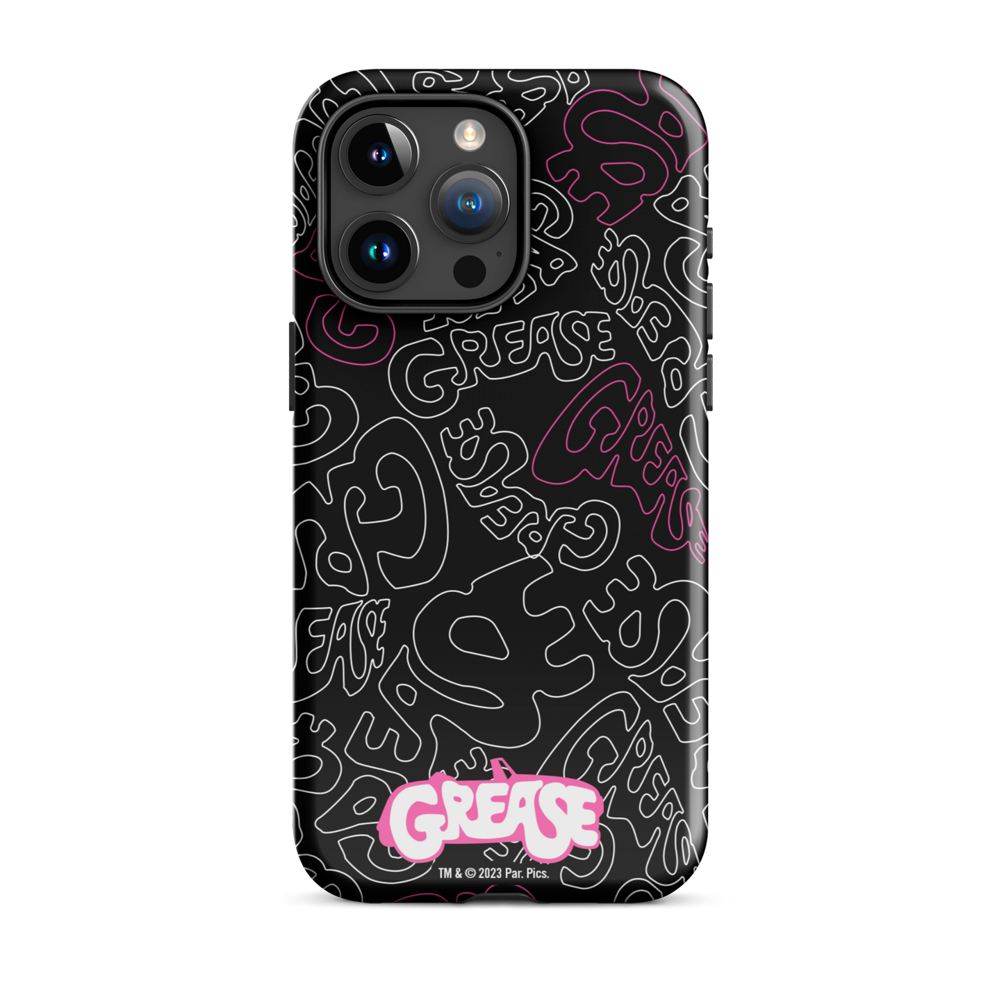 Grease Pattern Tough Phone Case - iPhone