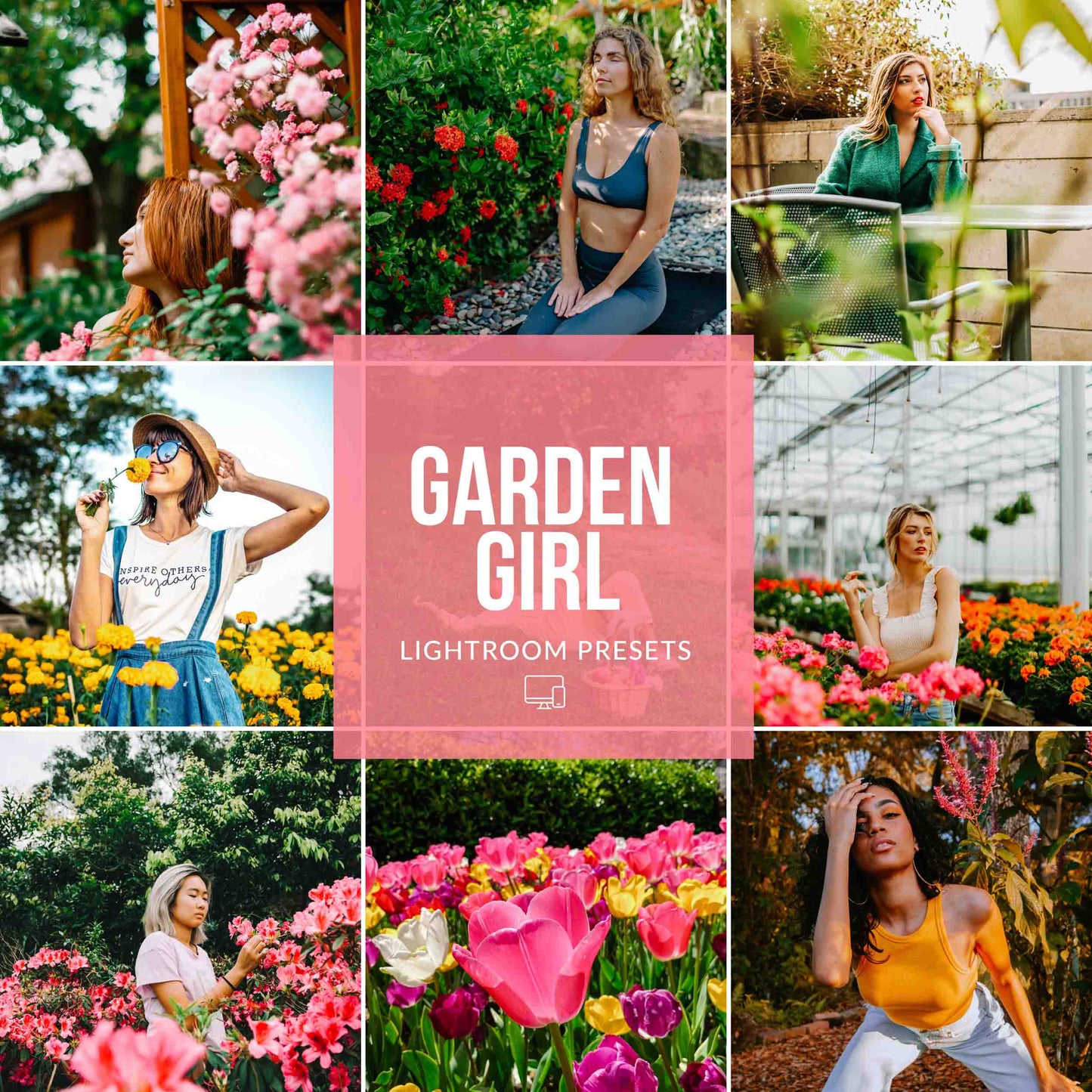 Ai-Optimized GARDEN GIRL LIGHTROOM PRESETS