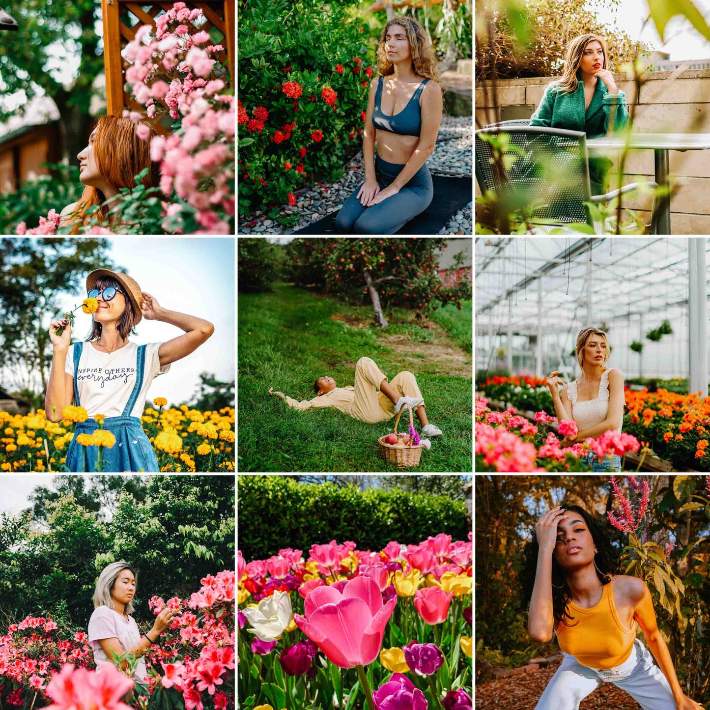 Ai-Optimized GARDEN GIRL LIGHTROOM PRESETS