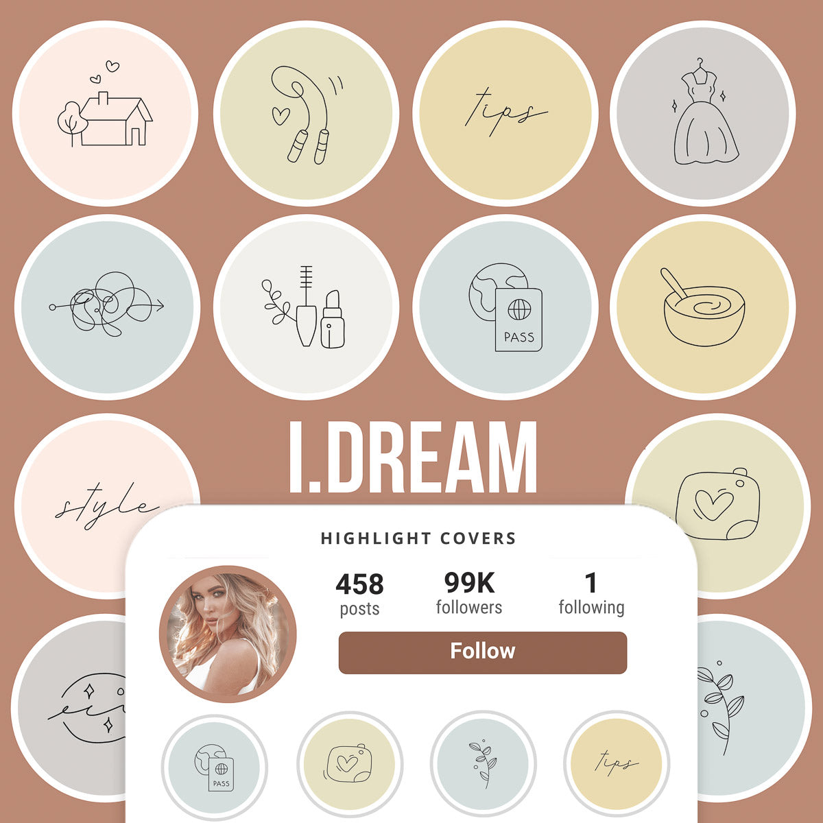 Ai-Optimized INFLUENCER'S DREAM IG HIGHLIGHT COVERS