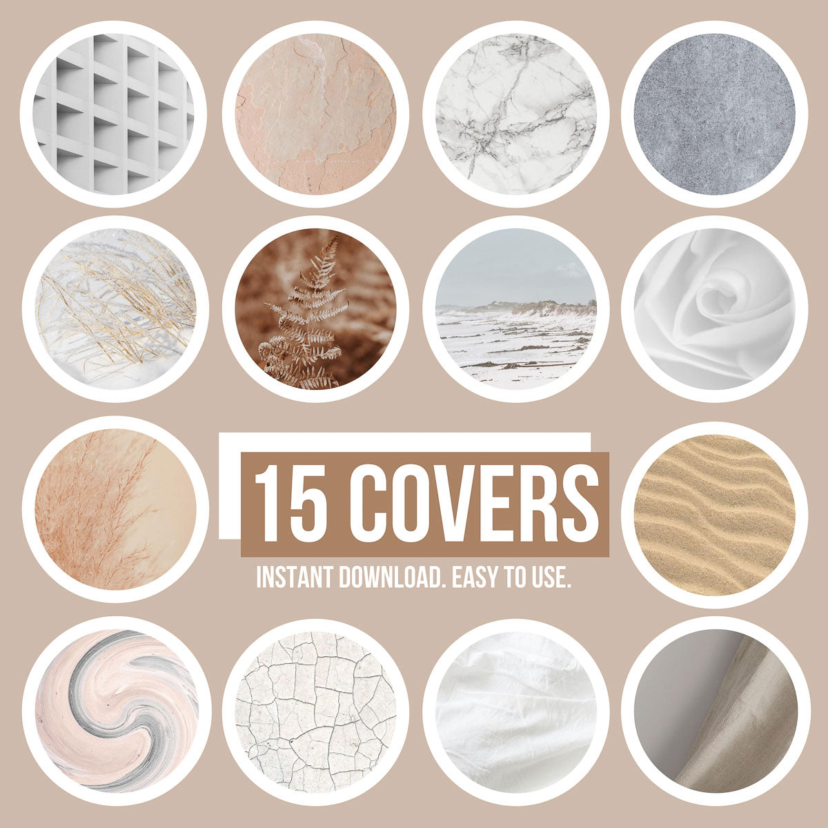 Ai-Optimized TEXTURES IG HIGHLIGHT COVERS