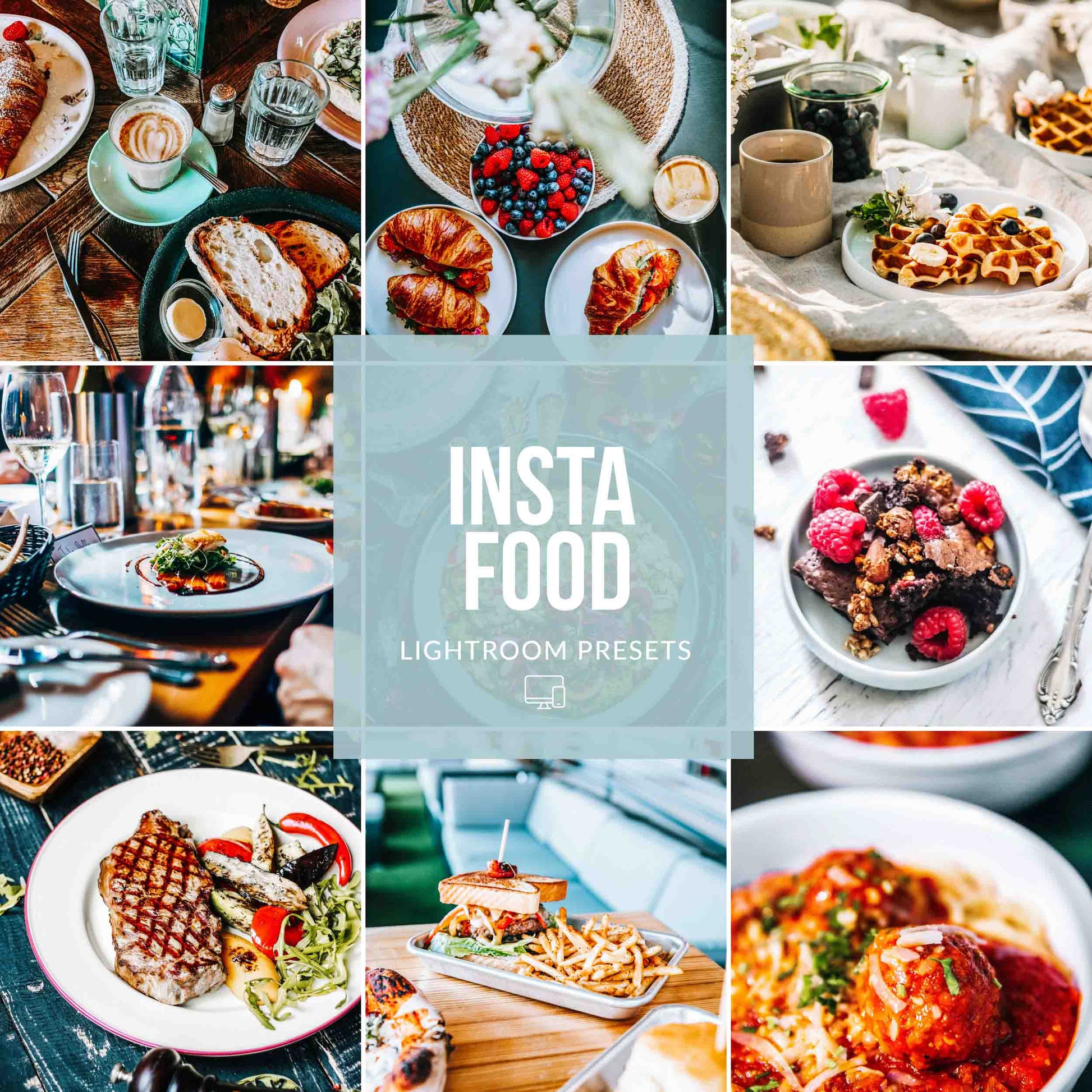 Ai-Optimized INSTA FOOD LIGHTROOM PRESETS