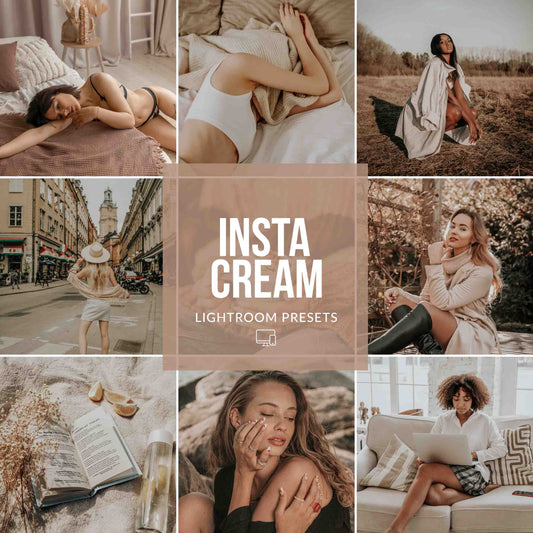 Ai-Optimized INSTA CREAM LIGHTROOM PRESETS