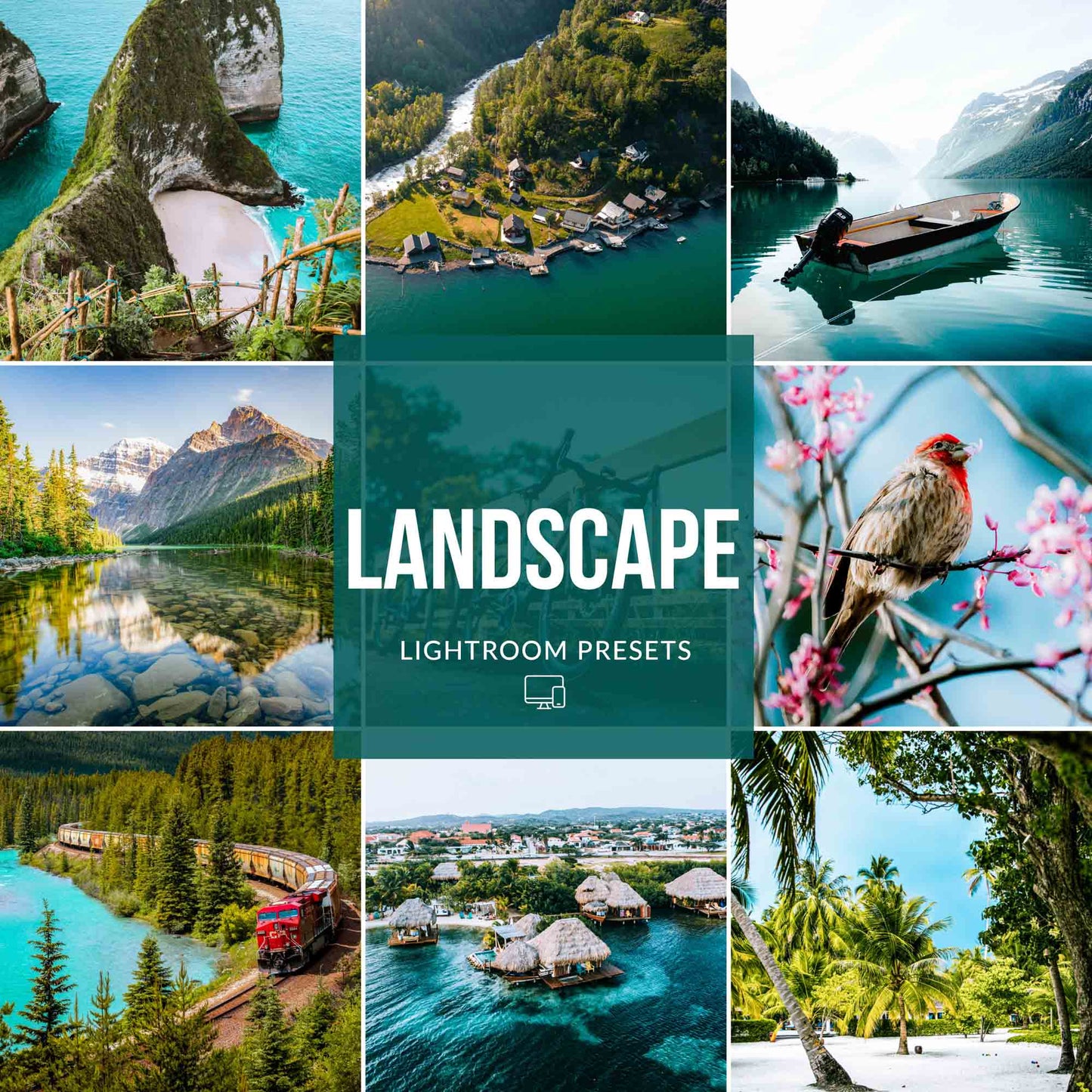 Ai-Optimized LANDSCAPE LIGHTROOM PRESETS