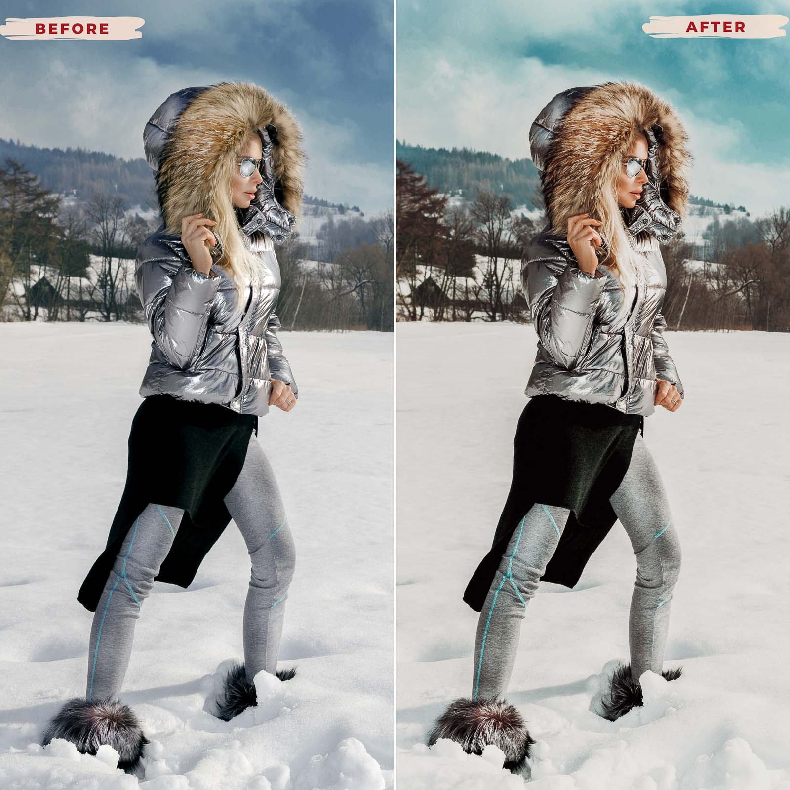 Ai-Optimized LET IT SNOW LIGHTROOM PRESETS