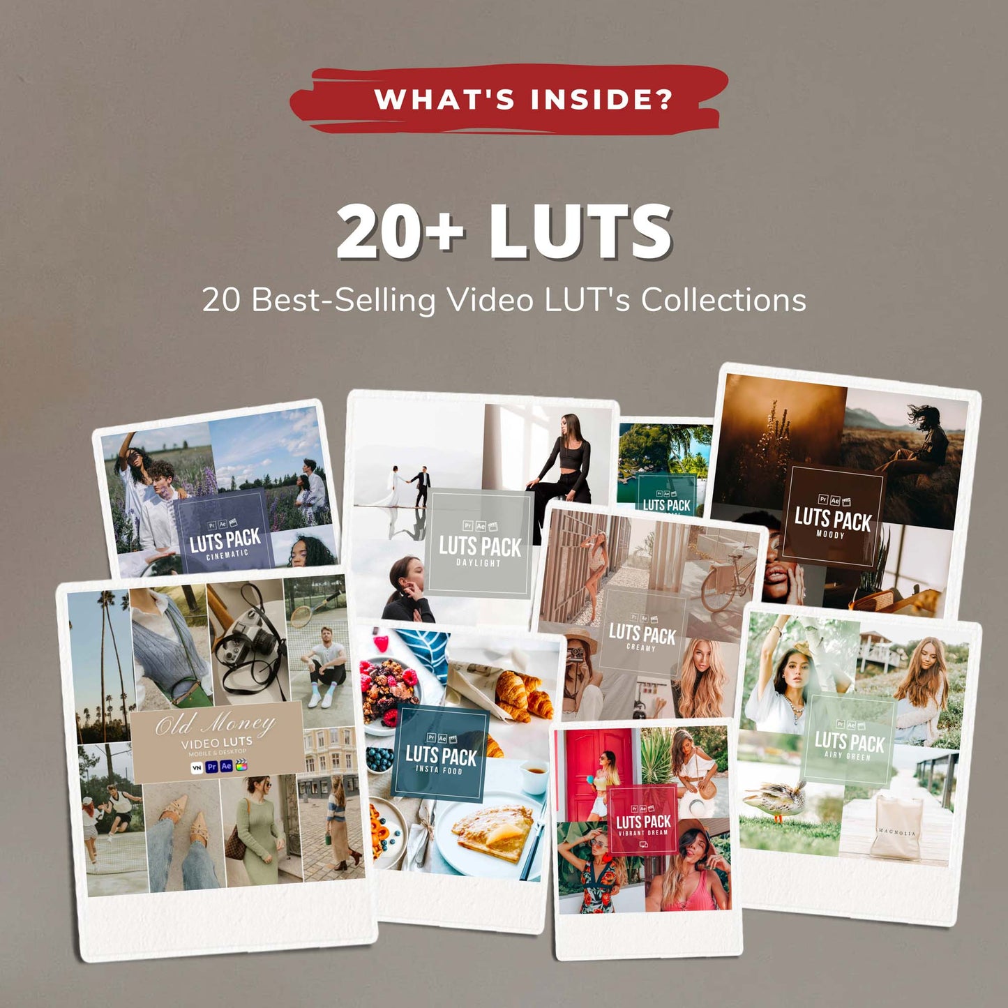 Ai-Optimized BEST SELLING LUTS BUNDLE (200+ VIDEO LUTS)