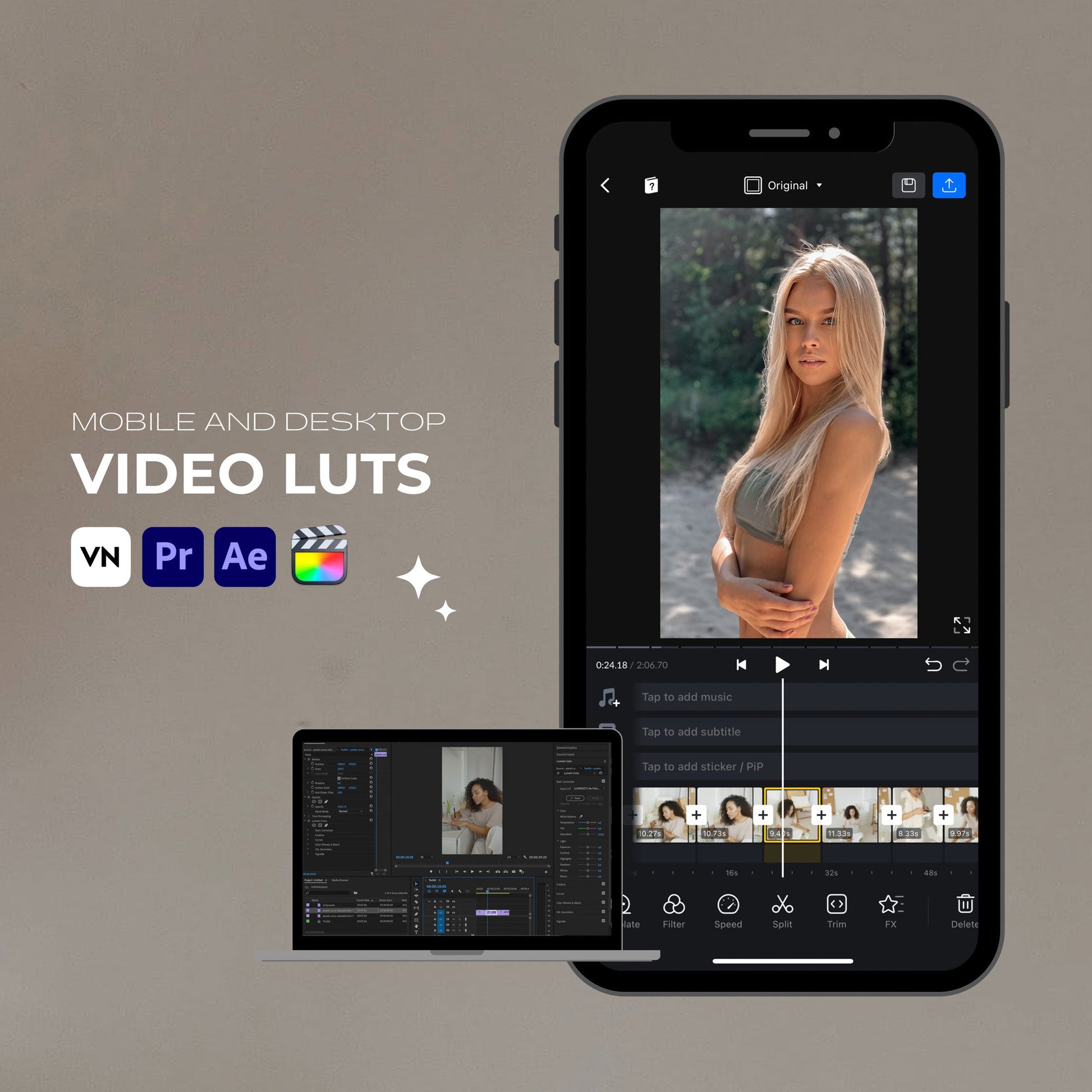 Ai-Optimized BEST SELLING LUTS BUNDLE (200+ VIDEO LUTS)