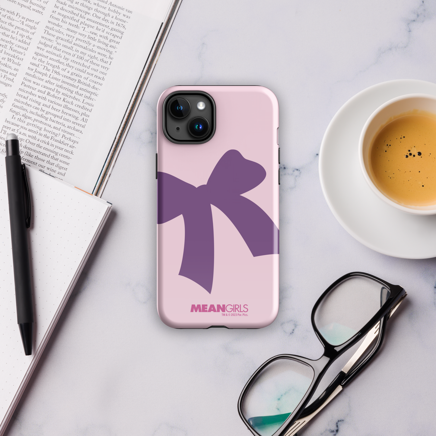 Mean Girls Karen Purple Bow Tough Phone Case - iPhone