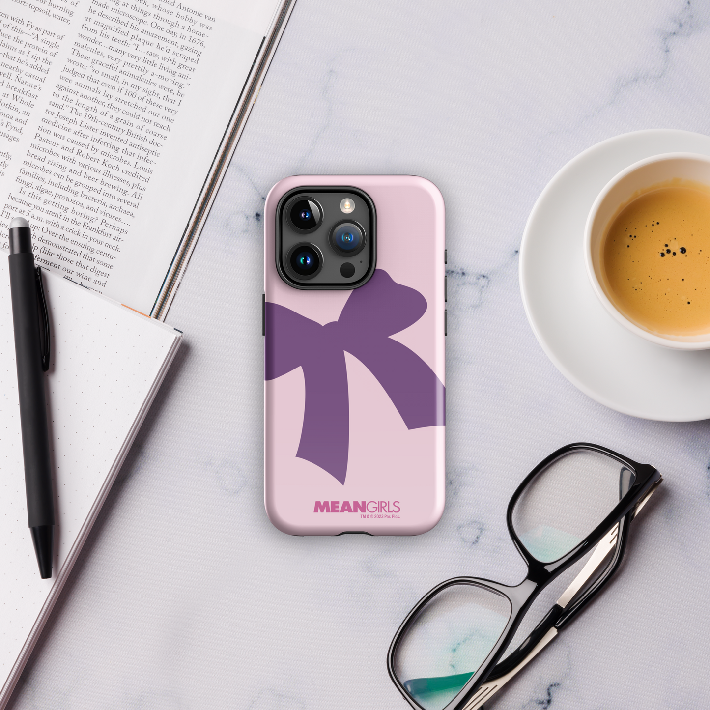 Mean Girls Karen Purple Bow Tough Phone Case - iPhone