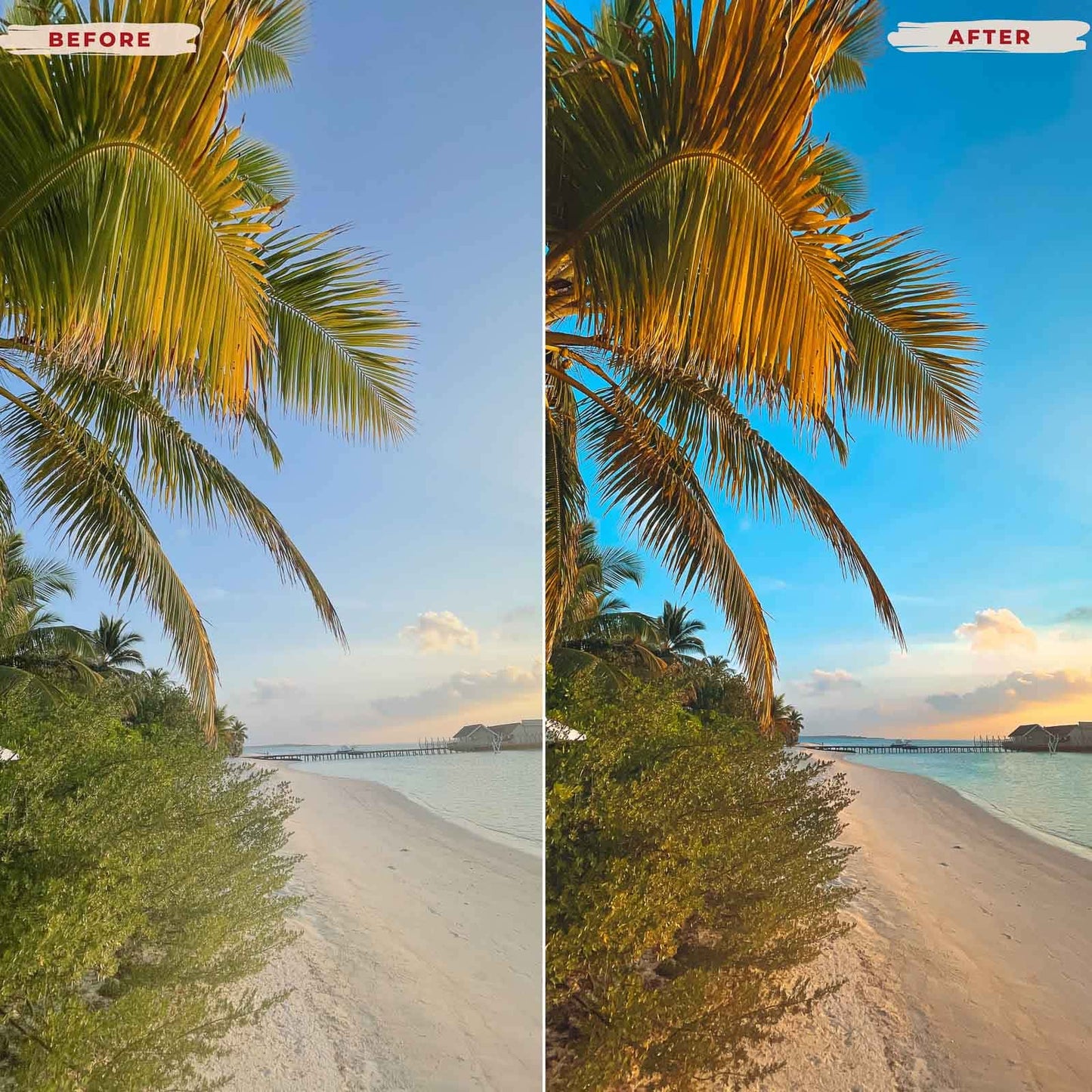 Ai-Optimized MALDIVES LIGHTROOM PRESETS