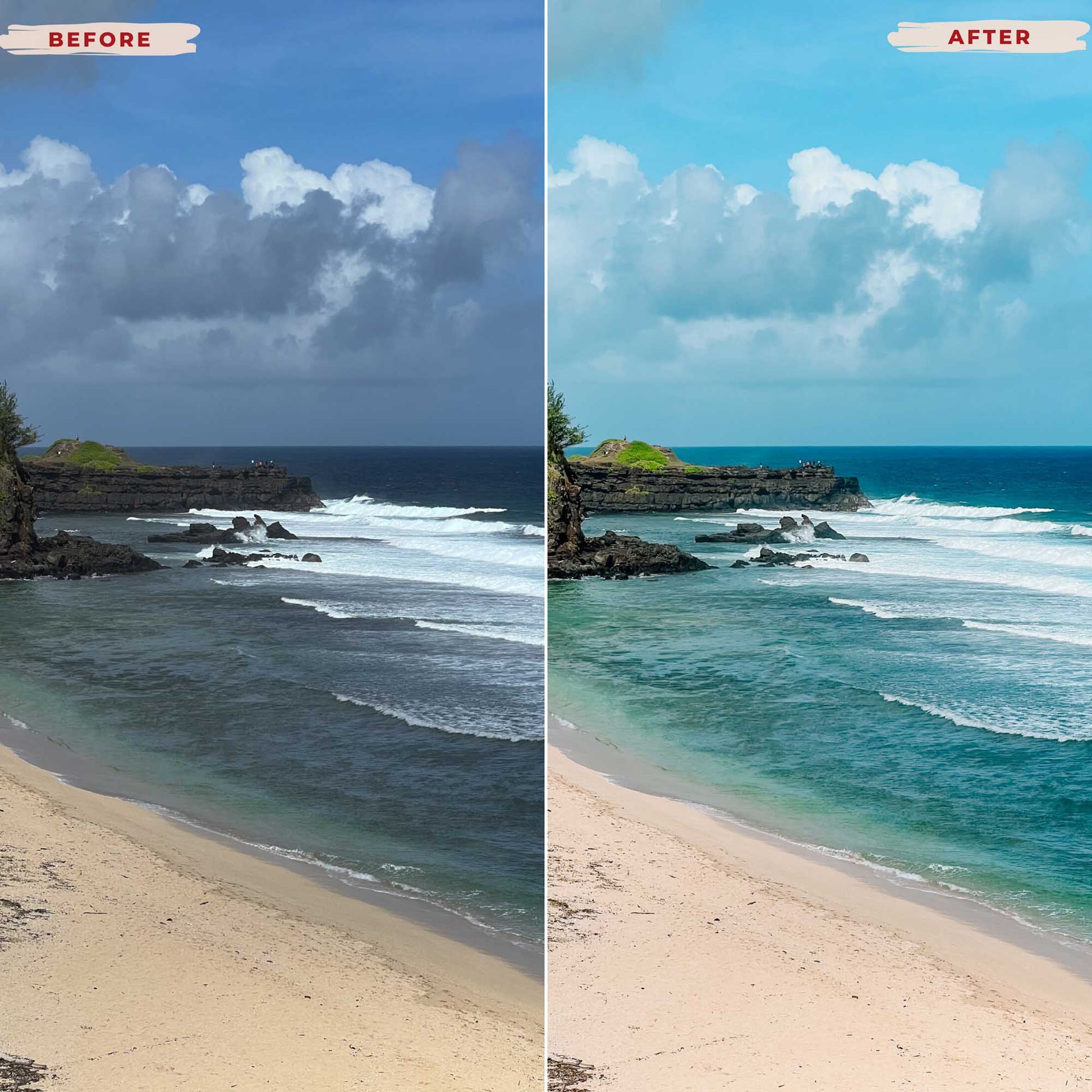 Ai-Optimized MAURITIUS LIGHTROOM PRESETS