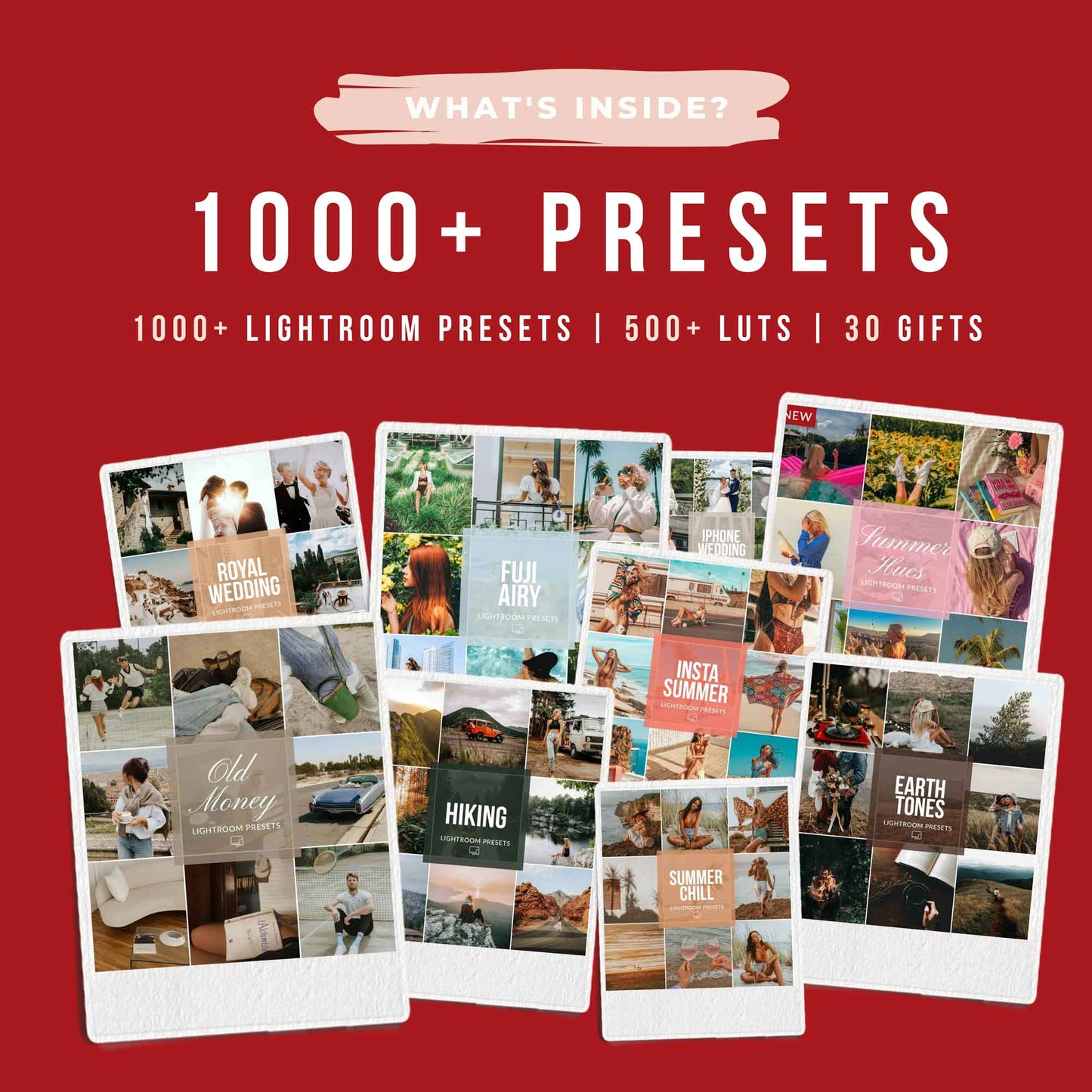 MEGA VALUE BUNDLE (1000+ PRESETS, 500+ LUTS, 30 GIFTS)