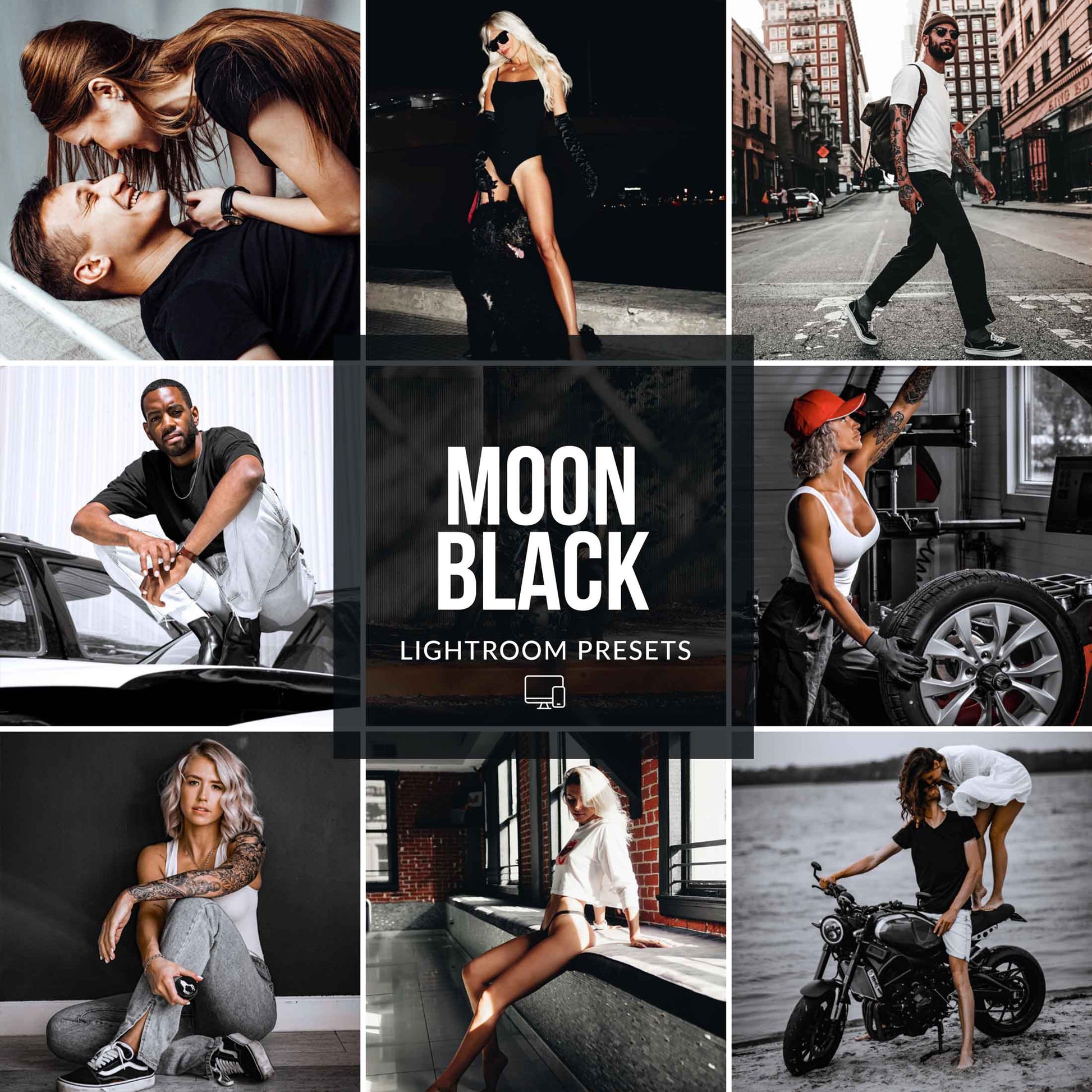 Ai-Optimized MOON BLACK LIGHTROOM PRESETS