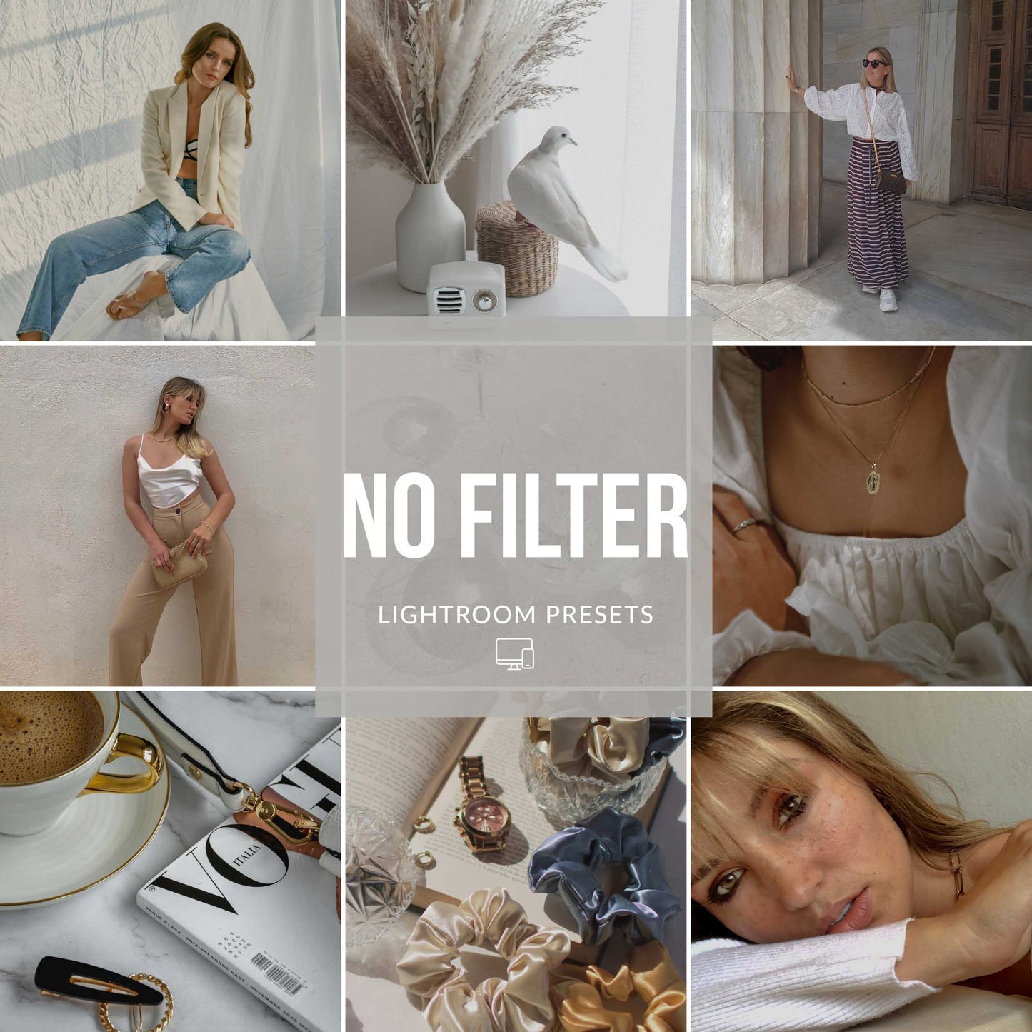 Ai-Optimized NO FILTER LIGHTROOM PRESETS