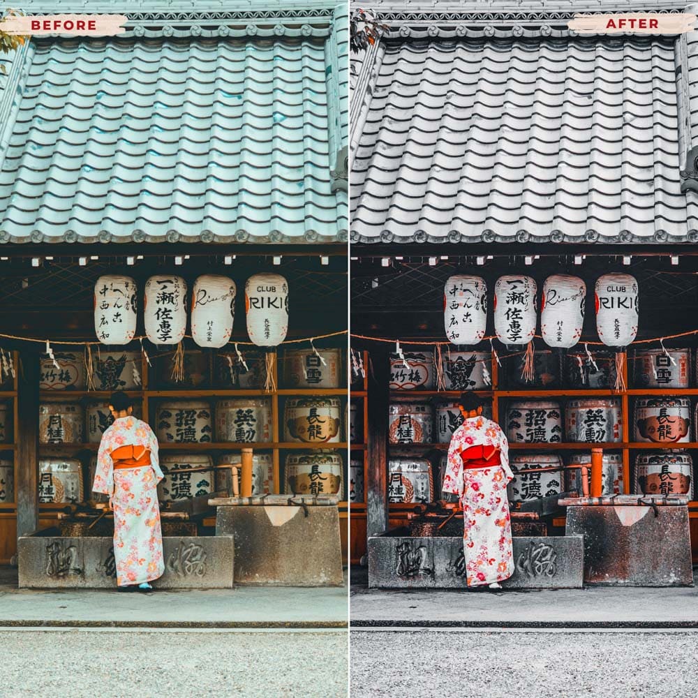 Ai-Optimized ORANGE BLACK LIGHTROOM PRESETS