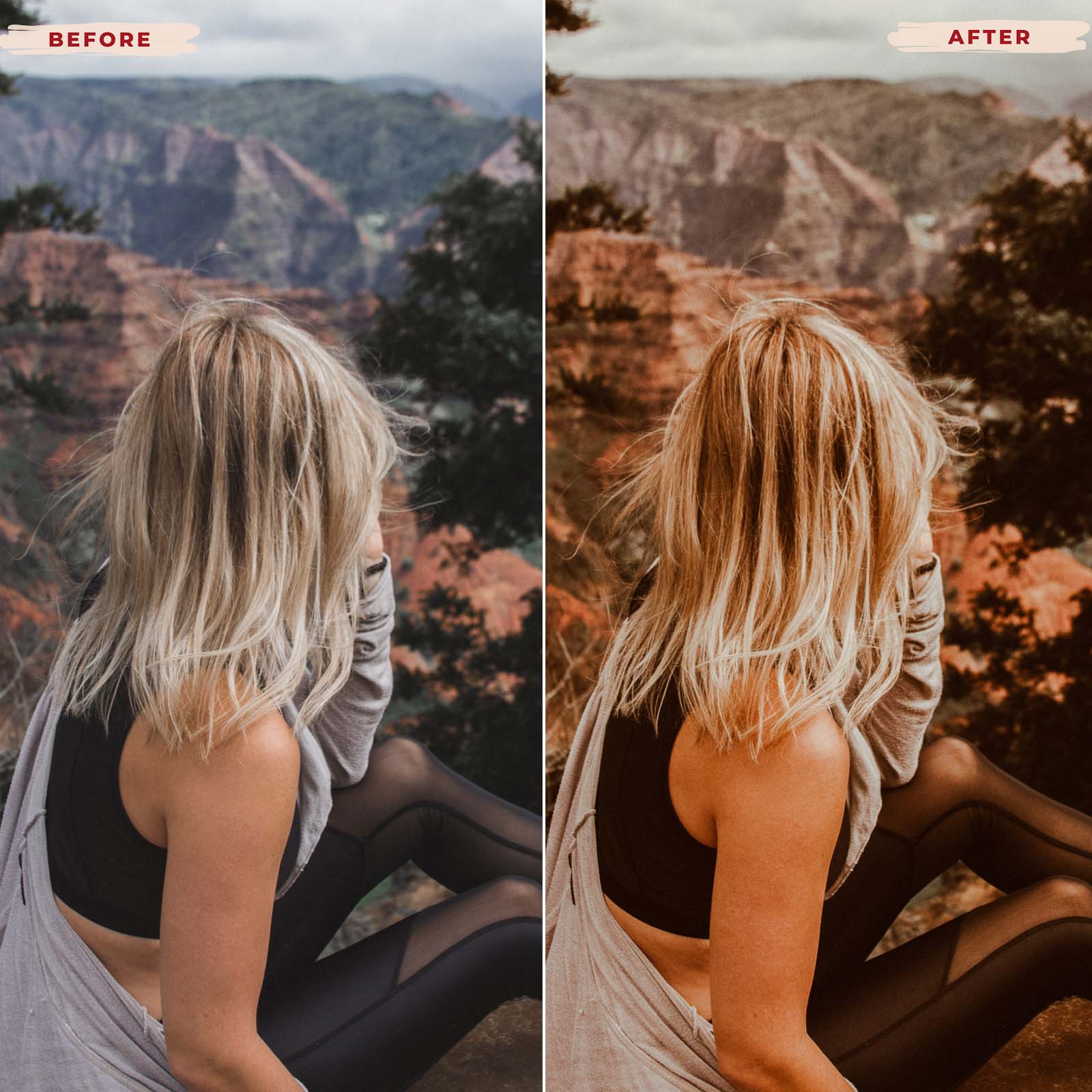 ORANGE LIGHTROOM PRESETS from 123presets