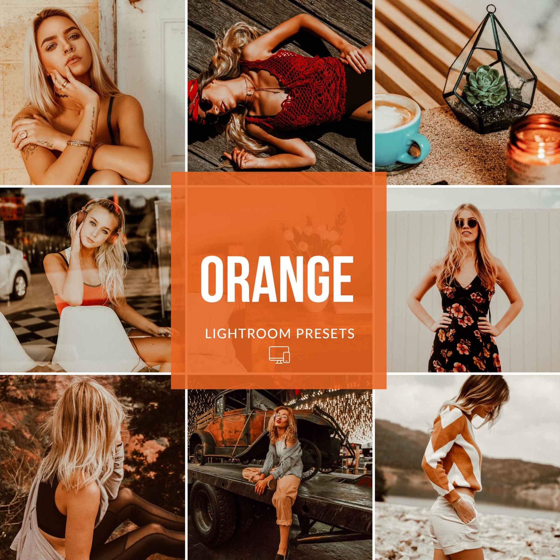 ORANGE LIGHTROOM PRESETS from 123presets