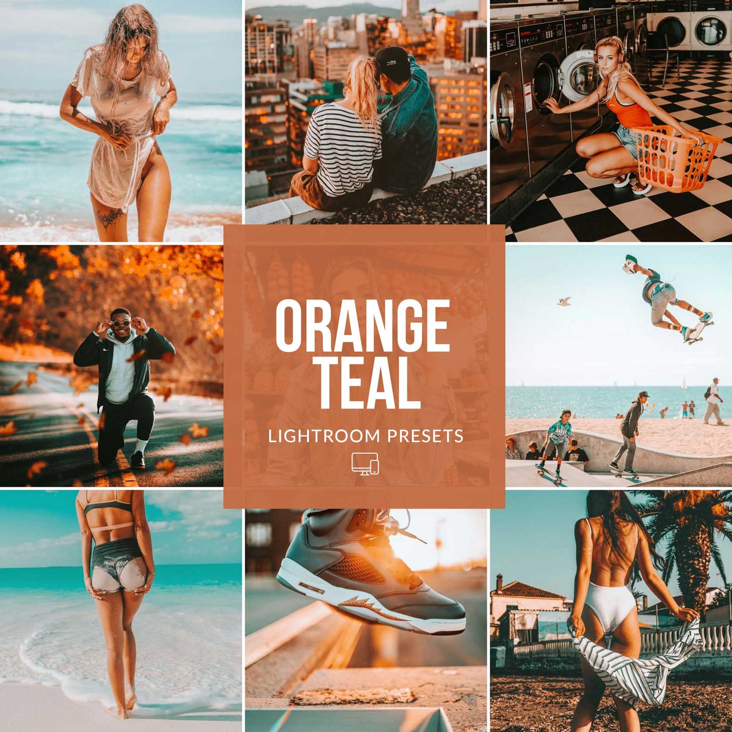 ORANGE & TEAL LIGHTROOM PRESETS from 123presets