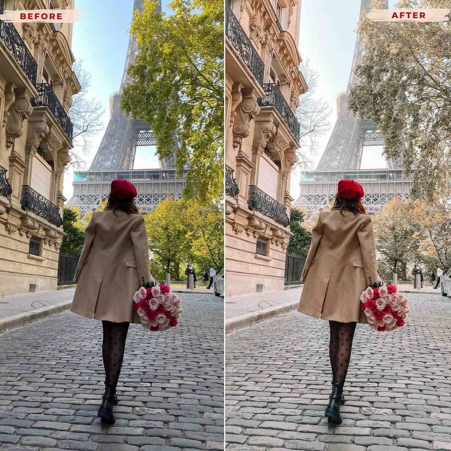 Ai-Optimized PARIS GIRL LIGHTROOM PRESETS