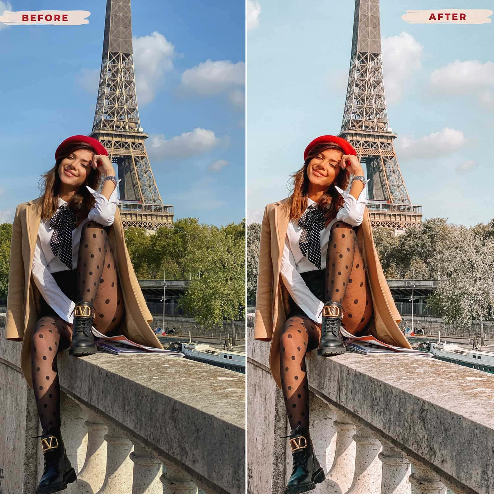 Ai-Optimized PARIS GIRL LIGHTROOM PRESETS