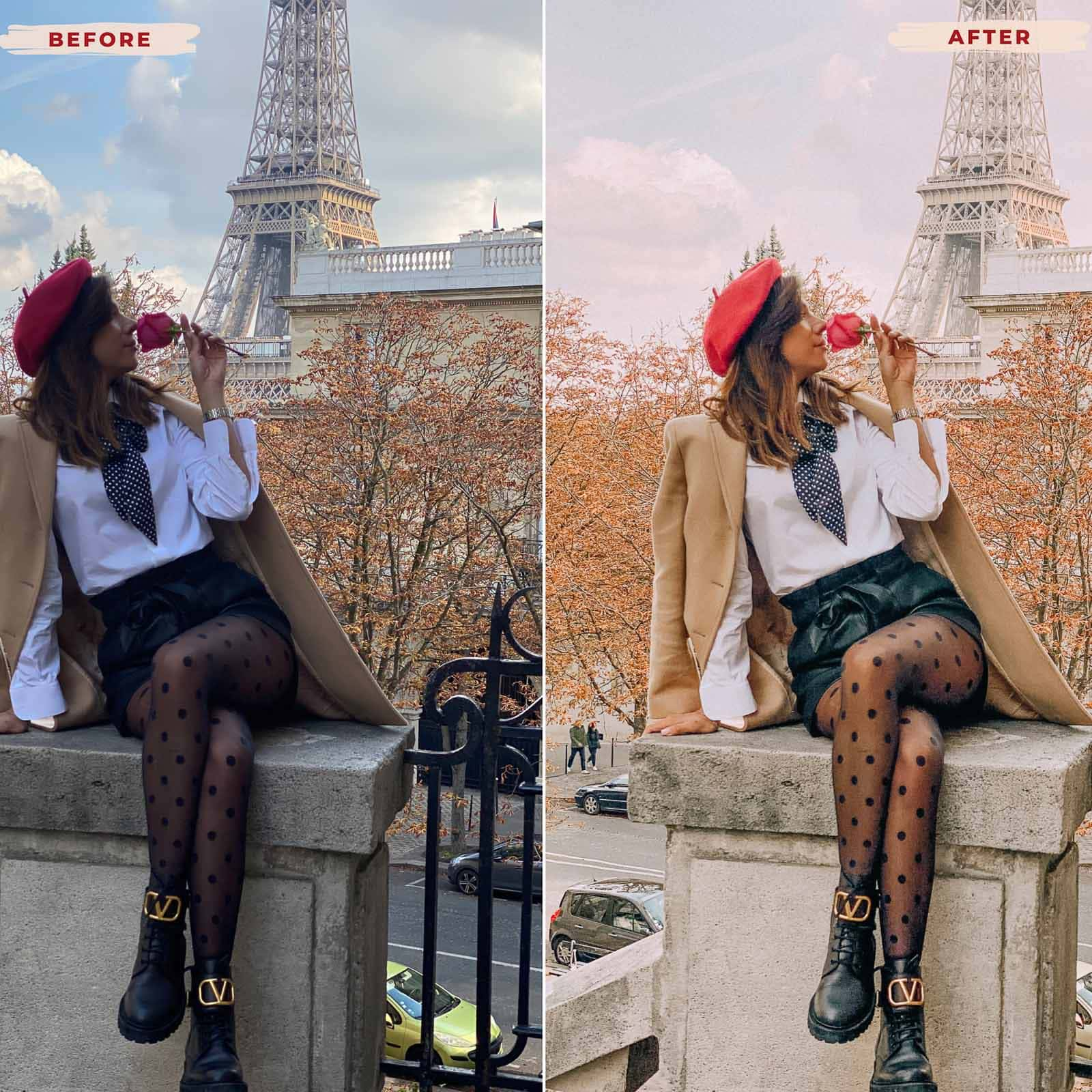 Ai-Optimized PARIS GIRL LIGHTROOM PRESETS