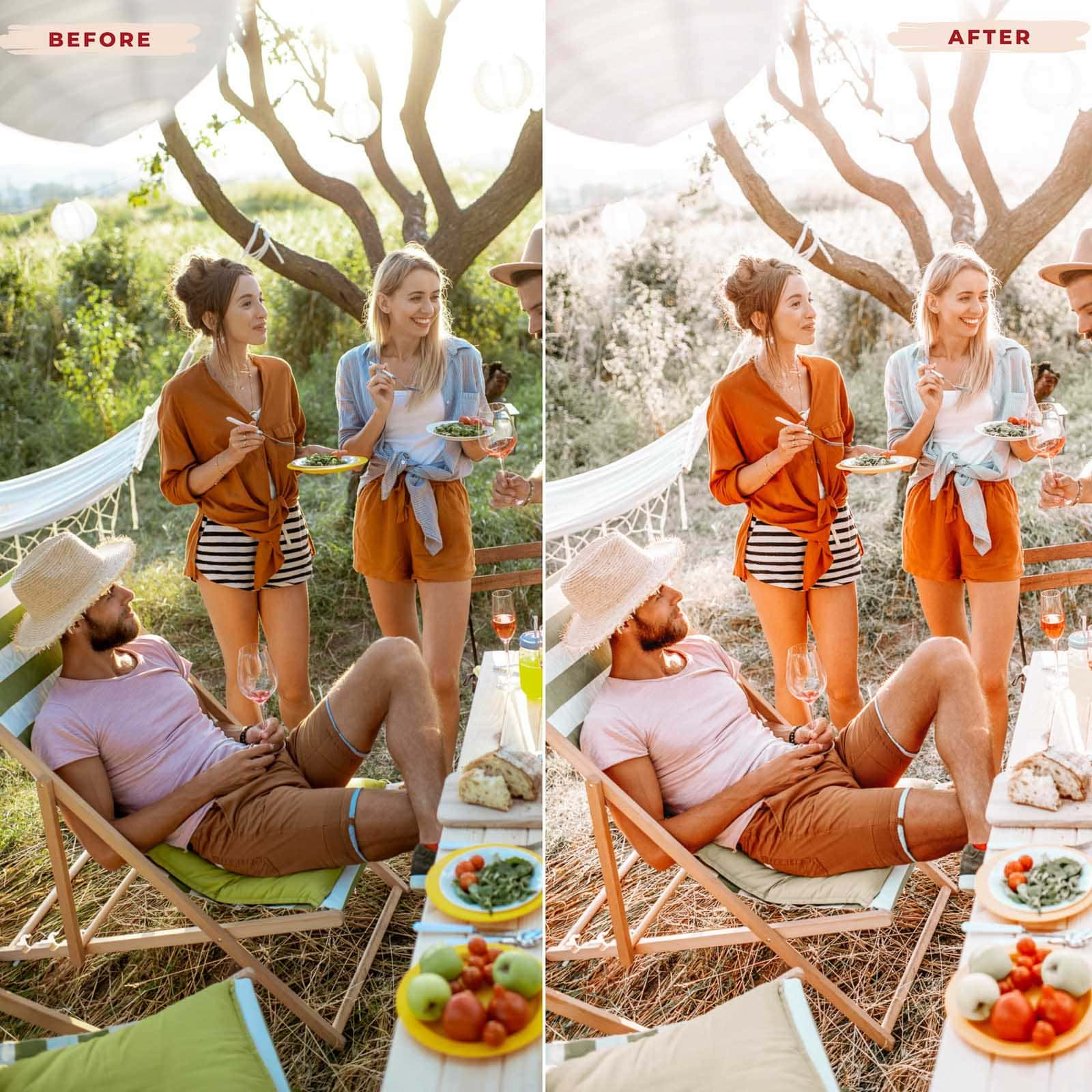 Ai-Optimized PEACH TONES LIGHTROOM PRESETS