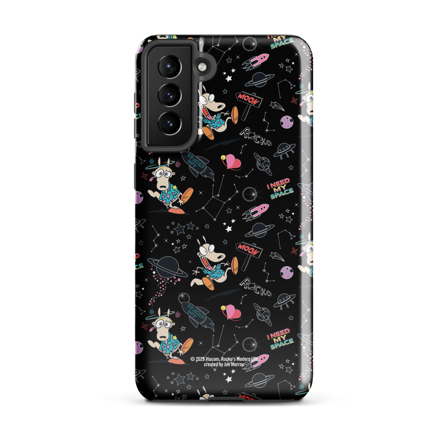 Rocko's Modern Life Space Pattern Tough Phone Case - Samsung